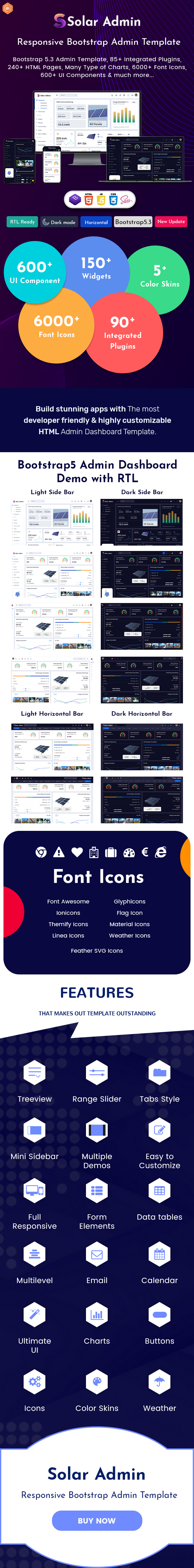 Solar - Bootstrap Admin Dashboard HTML Template